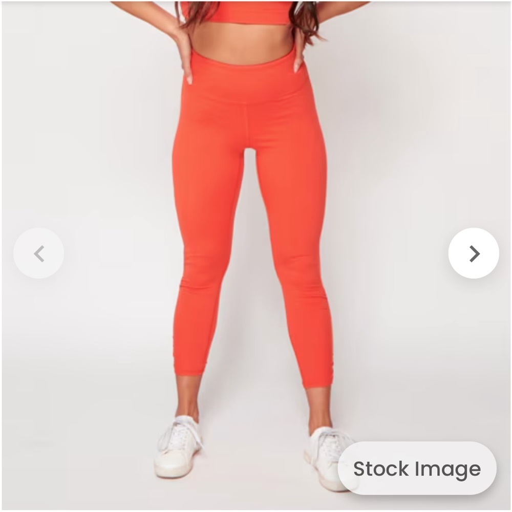 Senita Athletics Orange Leggings